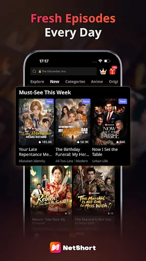 Скриншот 3 — NetShort - Popular Dramas & TV