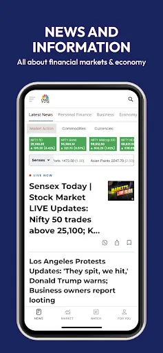 Скриншот 2 — CNBC-TV18: Business News