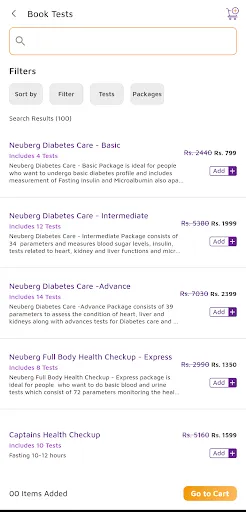 Скриншот 8 — Neuberg Diagnostics (India)