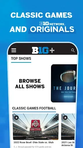 Скриншот 5 — B1G+: Watch College Sports