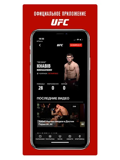 Скриншот 1 — UFC