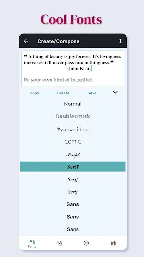 Скриншот 2 — Fonts - Fancy Fonts Art