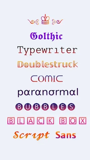 Скриншот 8 — Fonts - Fancy Fonts Art