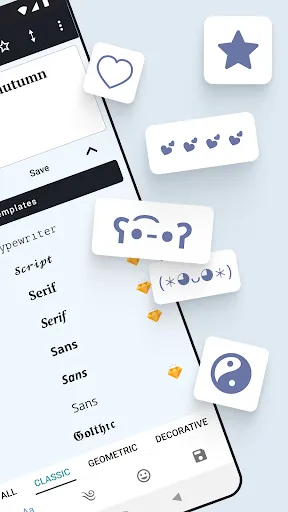 Скриншот 2 — Letter Fonts - Stylish Text