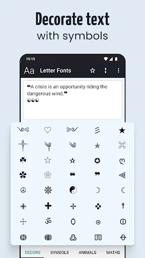 Скриншот 5 — Letter Fonts - Stylish Text