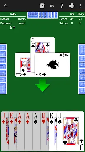 Скриншот 1 — Bid Euchre - Expert AI