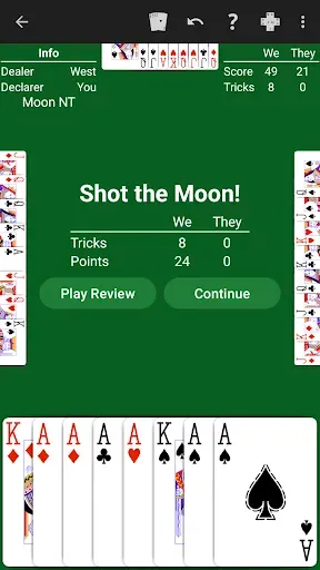 Скриншот 2 — Bid Euchre - Expert AI
