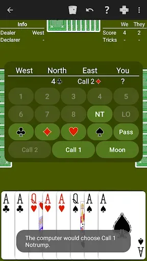 Скриншот 7 — Bid Euchre - Expert AI