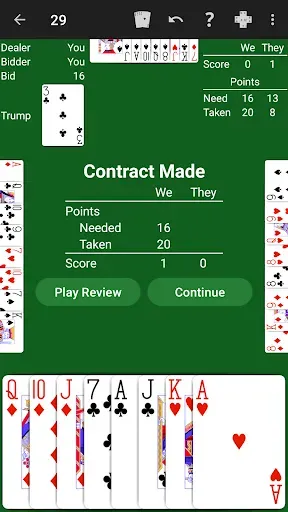 Скриншот 2 — 29 Card Game - Expert AI