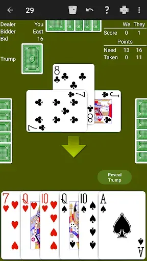 Скриншот 8 — 29 Card Game - Expert AI