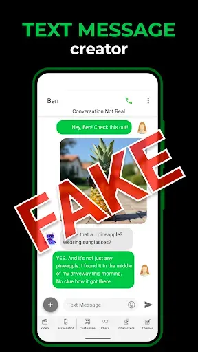 Скриншот 1 — Fake Chat Text Message Creator