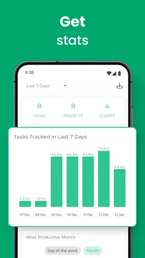 Скриншот 4 — Hour Buddy: Work Time Tracking