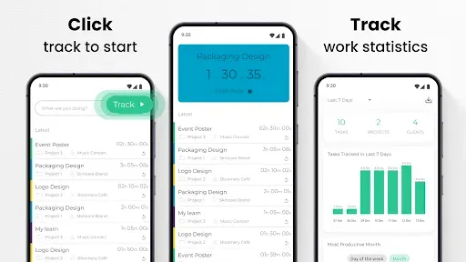 Скриншот 8 — Hour Buddy: Work Time Tracking