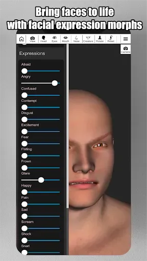 Скриншот 4 — Face Model - 3D Head pose tool