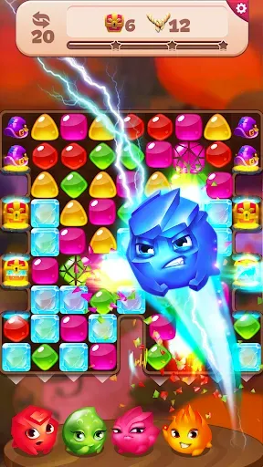 Скриншот 6 — Чародейка - Магия Игры 3 в Ряд