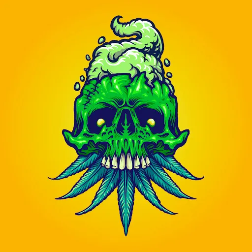 Скриншот 3 — Weed Skull Wallpapers HD