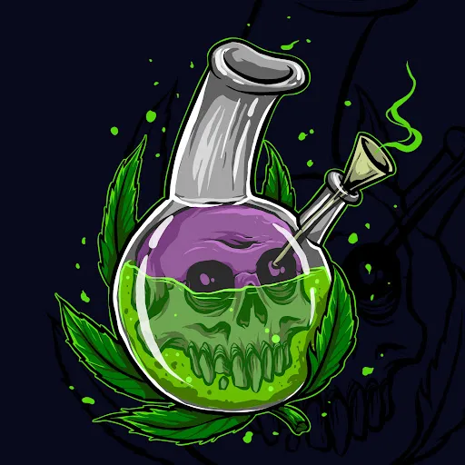 Скриншот 5 — Weed Skull Wallpapers HD