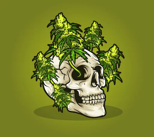 Скриншот 6 — Weed Skull Wallpapers HD