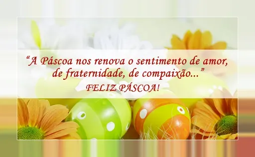 Скриншот 1 — Feliz Páscoa Mensagem