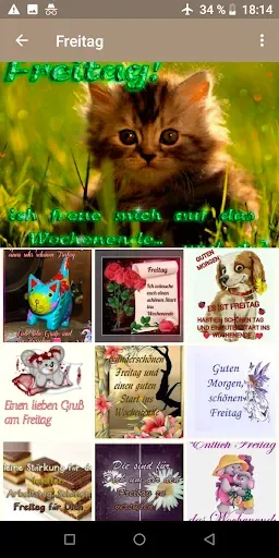 Скриншот 6 — Wochentage Bilder
