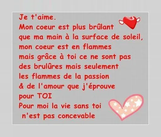 Скриншот 1 — Messages et Poemes d'Amour