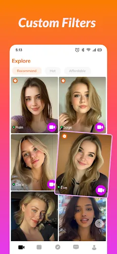Скриншот 2 — ChattyGo - Video Chat Online