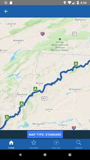 Скриншот 5 — Blue Ridge Parkway Planner