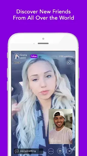 Скриншот 3 — Coco - Live Video Chat HD