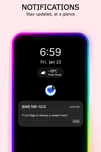 Скриншот 3 — True Edge: Подсветка и AOD