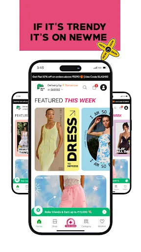 Скриншот 2 — NEWME-Freshest Fashion Fastest