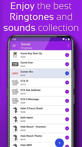 Скриншот 2 — Gamer Ringtones
