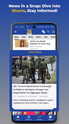 Скриншот 3 — News 24 : Latest News In India