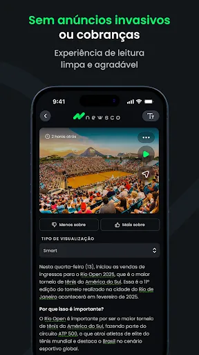 Скриншот 3 — Newsco - Notícias com IA