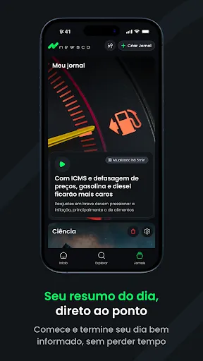 Скриншот 4 — Newsco - Notícias com IA