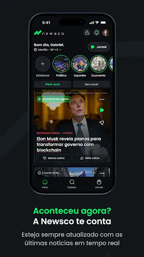 Скриншот 6 — Newsco - Notícias com IA
