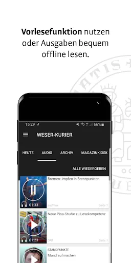 Скриншот 3 — WESER-KURIER E-Paper