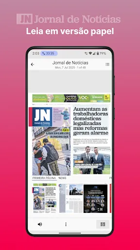 Скриншот 3 — Jornal de Notícias