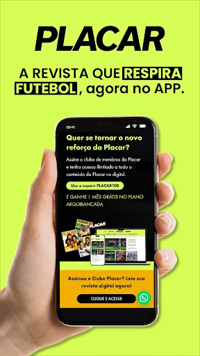 Скриншот 1 — Revista Placar Digital