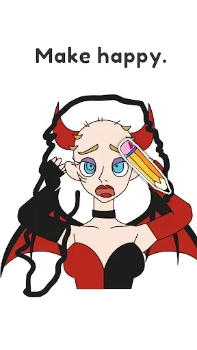 Скриншот 2 — Draw Happy Devil : Puzzle Game