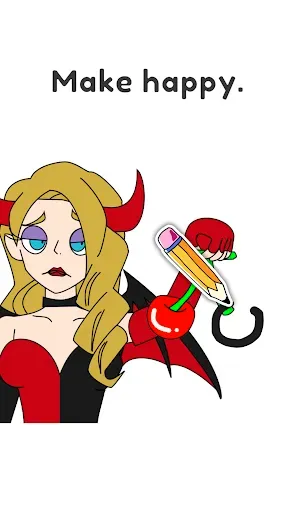 Скриншот 7 — Draw Happy Devil : Puzzle Game