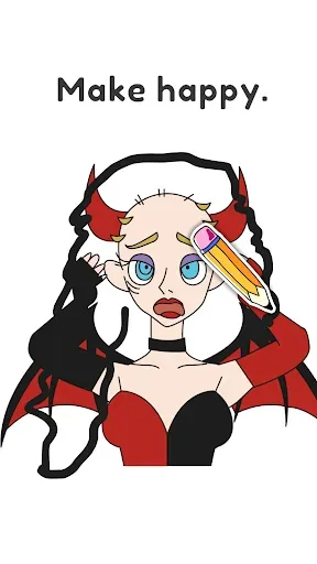 Скриншот 8 — Draw Happy Devil : Puzzle Game
