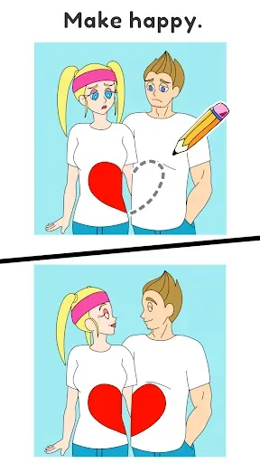 Скриншот 1 — Draw Happy Fitness : Fun Game