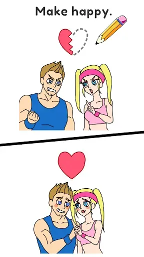 Скриншот 3 — Draw Happy Fitness : Fun Game