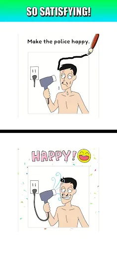Скриншот 2 — Draw Happy Police: Save all