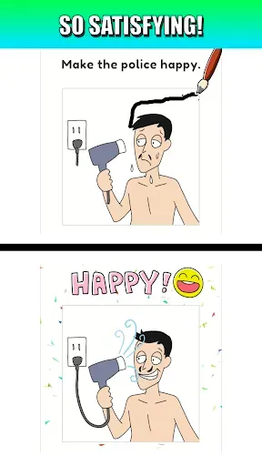 Скриншот 5 — Draw Happy Police: Save all