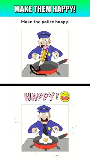Скриншот 6 — Draw Happy Police: Save all