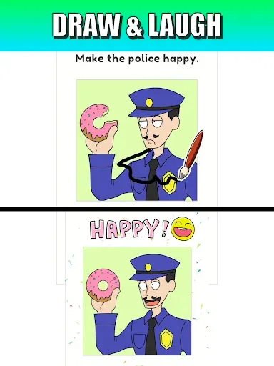 Скриншот 7 — Draw Happy Police: Save all