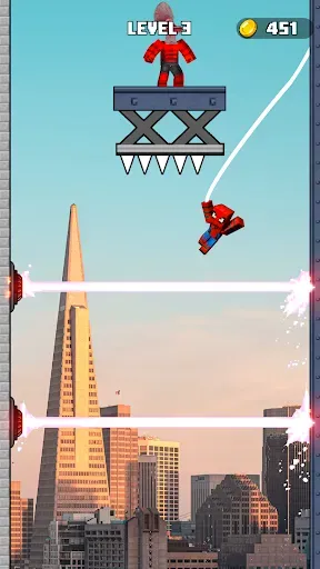 Скриншот 4 — Rope Hero: Spider Fighting