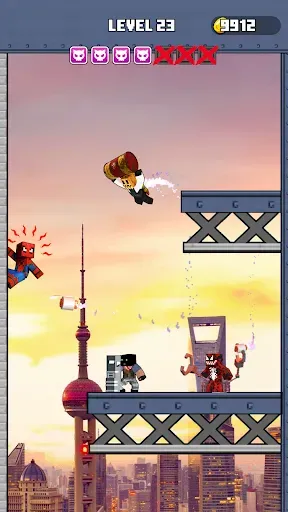 Скриншот 5 — Rope Hero: Spider Fighting