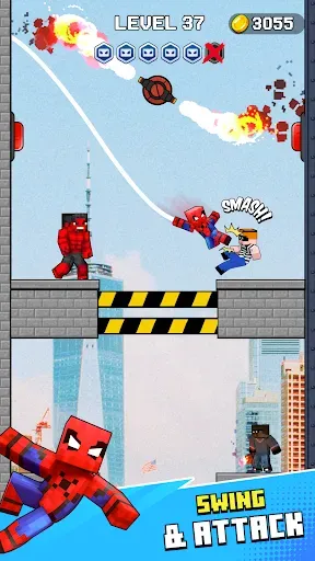 Скриншот 3 — Mr Spider Hero Shooting Puzzle